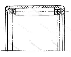 Модификация подшипника ск101412Е размер 10x14x12 ГПЗ-3