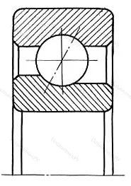 Подшипник  1766806 размер 30x42x7