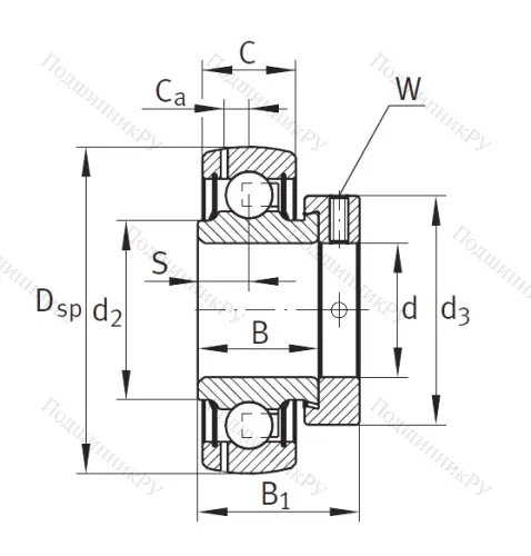 Корпусный подшипник GRAE 30 XL NPP B в Ижевске