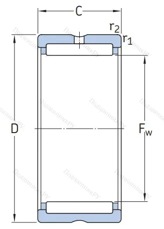 Игольчатый подшипник NK 85/25