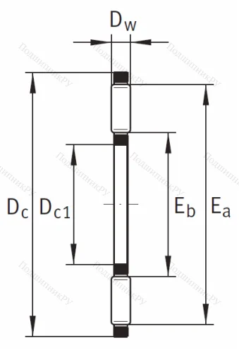 Игольчатый подшипник подшипник AXK 5578 A/0-10