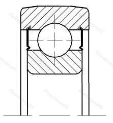 Модификация подшипника 180706 размер 30x72x19
