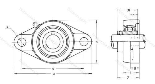 Подшипниковый узел UCFL 203 в Ижевске