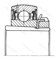 Модификация подшипника 6-680314АНК7 размер 70x150x39/78