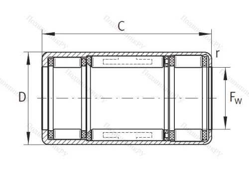 Подшипник обгонной муфты обгонная муфта HFL 2530 L 564 в Ижевске