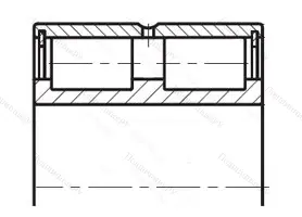 Модификация подшипника 4822972 размер 360x480x118