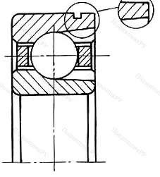 Модификация подшипника 74-170320ЕШ5 размер 100x215x47