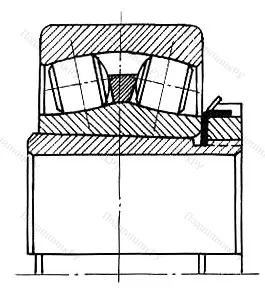 Модификация подшипника 353522Н размер 110x215x58/88