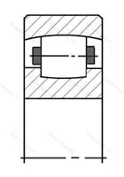Модификация подшипника 23514 размер 70x125x31