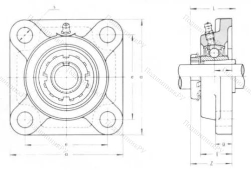 Подшипниковый узел UKF 212 в Ижевске