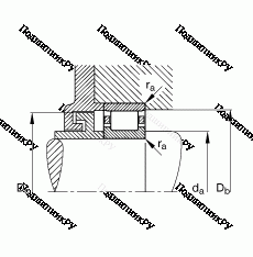Подшипник N 217-E-TVP 2