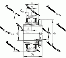 Подшипник GSH 25-2RSR-B