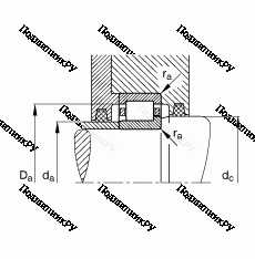 Подшипник NJ 2304-E-TVP 2